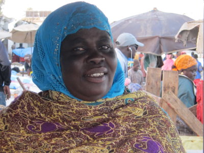 Khady Sarr, secretaria general de la GIE PARASE en Hann