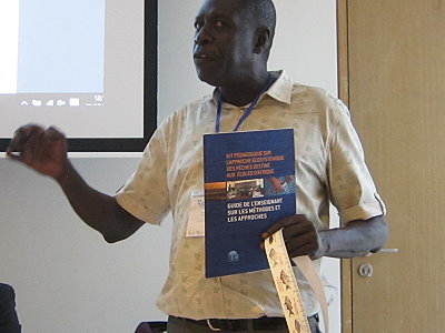 Aliou Sall during his presentation