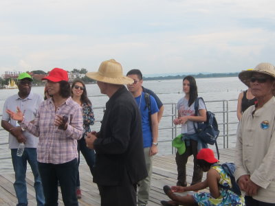 During the excursion to a near-by lake fishery