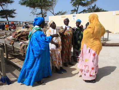 Fischverarbeitende Frauen in Guet Ndar, St Louis, Senegal (Photo A. Sall)